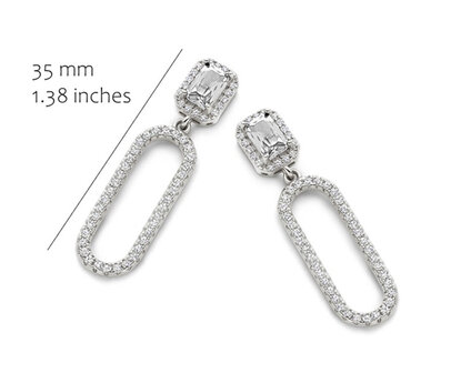 EA2607W Silver Rose juwelen