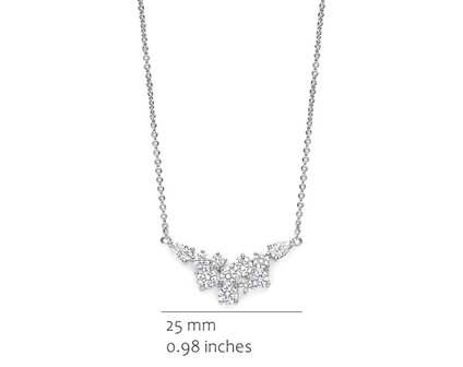 CH2638W Silver Rose juwelen