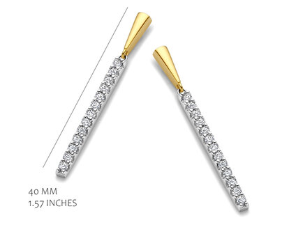 EA2542G Silver Rose juwelen