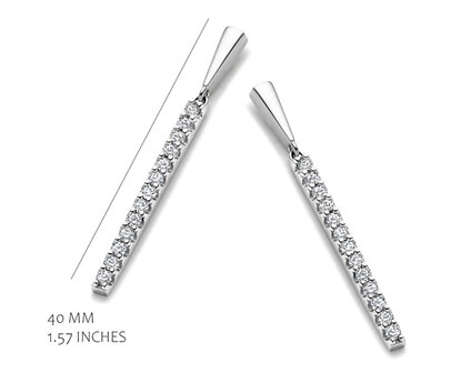 EA2542W Silver Rose juwelen