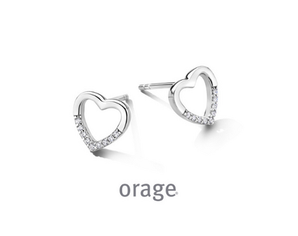 BB234 Orage Zilveren Oorbellen Dames