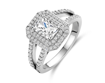 N6B51 Naiomy Silver Zilveren Ring voor Dames