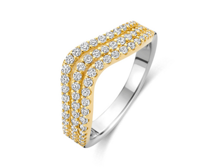 N6C53 Naiomy Silver Zilveren Ring voor Dames