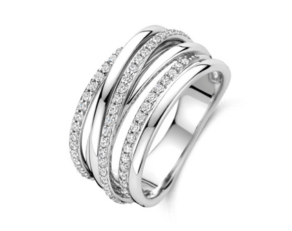 N6C56 Naiomy Silver Zilveren Ring voor Dames