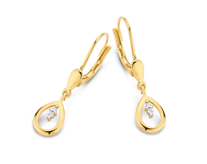 064152A Gouden oorhangers 18kt