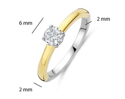 12110ZY  Ti Sento Milano Zilveren Ring