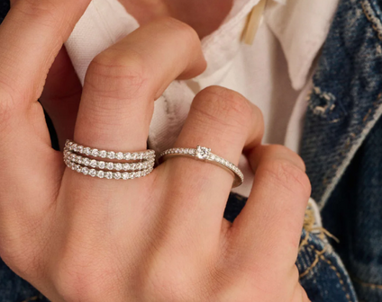 12400ZI  Ti Sento Milano Zilveren Ring