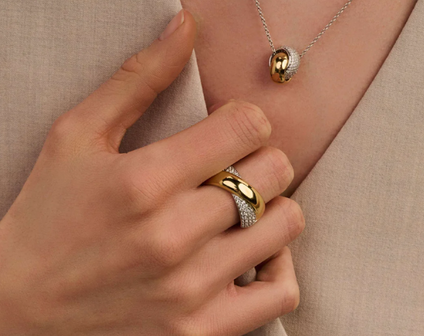 12404ZY Ti Sento Milano Zilveren Ring