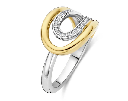 12408ZY Ti Sento Milano Zilveren Ring