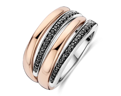 12409BR Ti Sento Milano Zilveren Ring