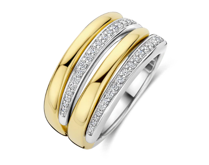 12409ZY Ti Sento Milano Zilveren Ring