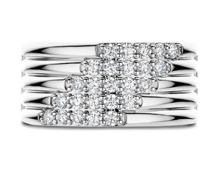 12410ZI Ti Sento Milano Zilveren Ring