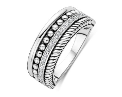 12418ZI Ti Sento Milano Zilveren Ring