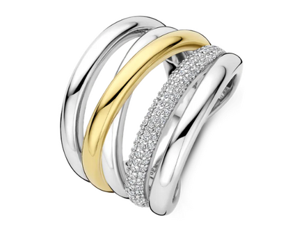 12421ZY Ti Sento Milano Zilveren Ring