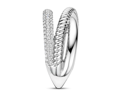 12422ZI Ti Sento Milano Zilveren Ring
