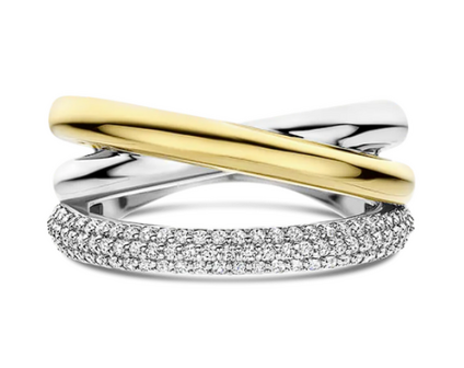 12422ZY Ti Sento Milano Zilveren Ring