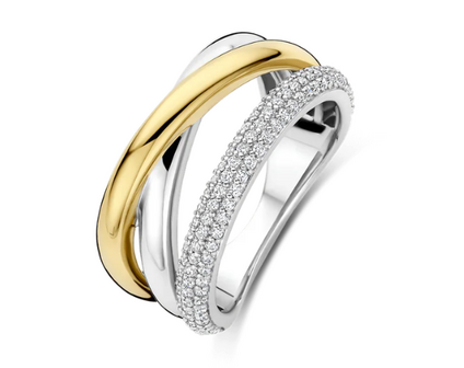 12422ZY Ti Sento Milano Zilveren Ring
