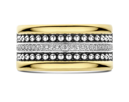 12423ZY Ti Sento Milano Zilveren Ring