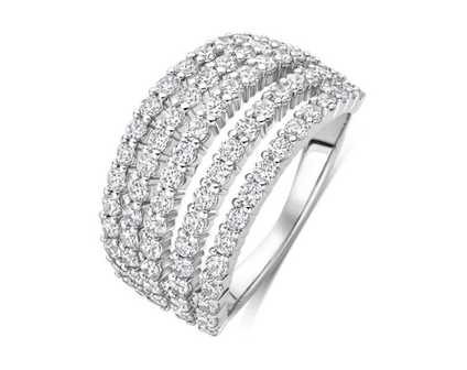 12425ZI Ti Sento Milano Zilveren Ring