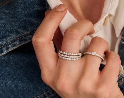 12426ZI Ti Sento Milano Zilveren Ring