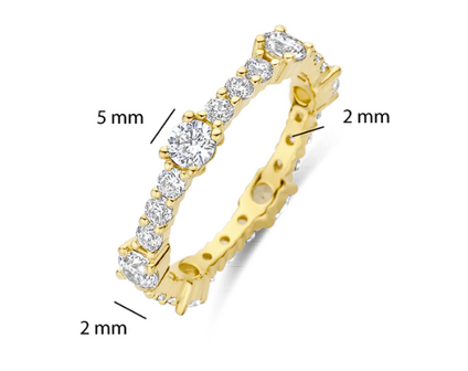 12428ZY Ti Sento Milano Zilveren Ring