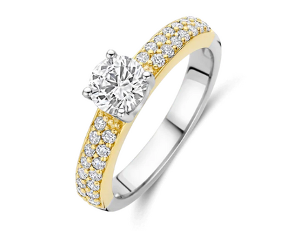 1795ZY Ti Sento Milano Zilveren Ring