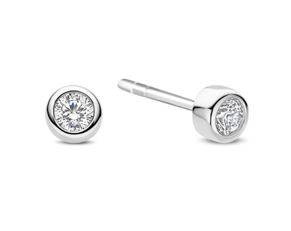 78057ZI Ti Sento Milano Zilveren Oorringen Dames