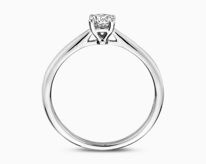 LG1002W Blush 14kt gouden ring met lab grown diamant