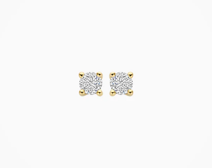 LG7020Y Blush 14kt gouden oorringen Dames