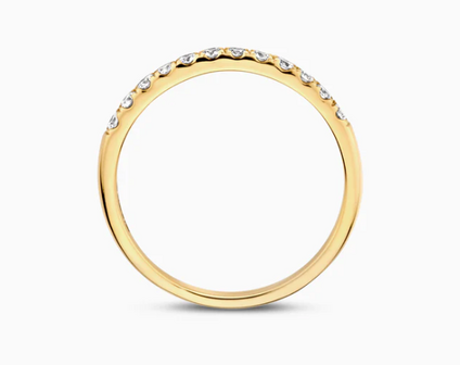 LG1013Y Blush 14kt gouden ring met lab grown diamant