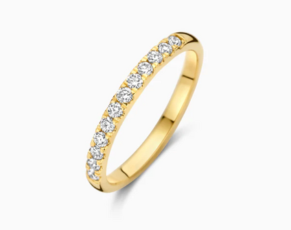 LG1013Y Blush 14kt gouden ring met lab grown diamant