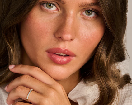 LG1013Y Blush 14kt gouden ring met lab grown diamant