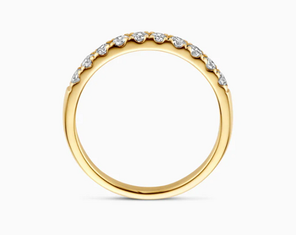 LG1014Y Blush 14kt gouden ring met lab grown diamant
