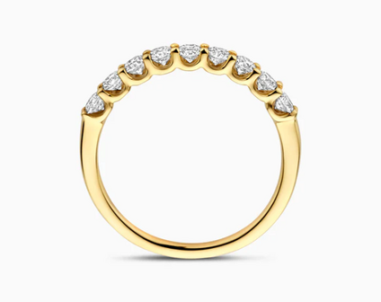 LG1043Y Blush 14kt gouden ring met lab grown diamant