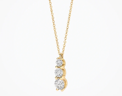 LG3020Y Blush 14kt Gouden Ketting met Hanger