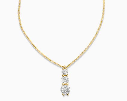 LG3020Y Blush 14kt Gouden Ketting met Hanger