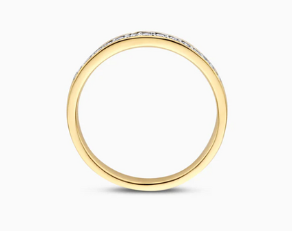 LG1033Y Blush 14kt gouden ring met lab grown diamant