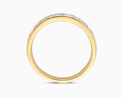 LG1035Y Blush 14kt gouden ring met lab grown diamant