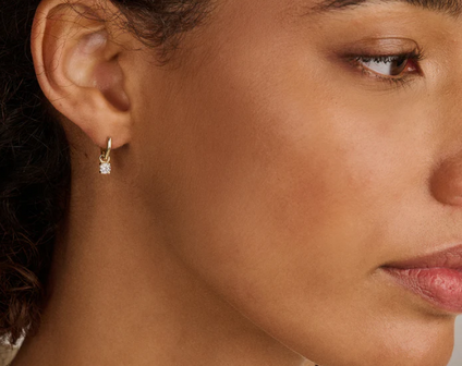 LG9006Y Blush 14kt gouden oorringen Dames