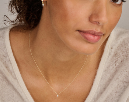 LG3016Y Blush 14kt Gouden Ketting met Hanger