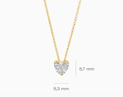 LG3011Y Blush 14kt Gouden Ketting met Hanger