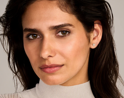 LG7018Y Blush 14kt gouden oorringen Dames