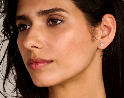 LG7011Y Blush 14kt gouden oorringen Dames