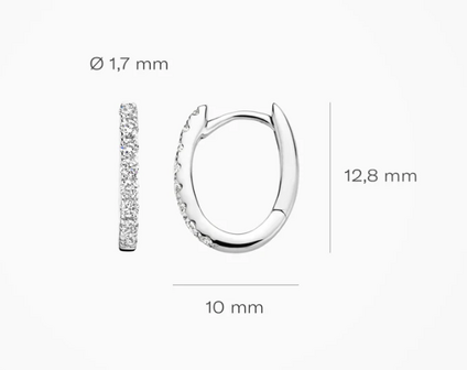 LG7006W Blush 14kt gouden oorringen Dames