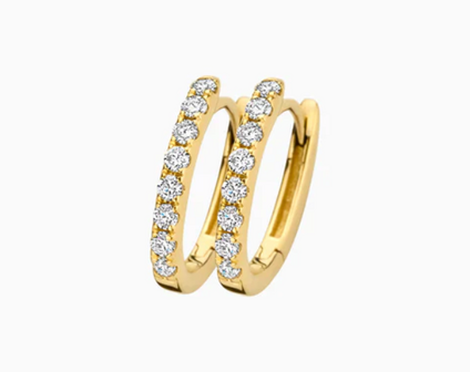 LG7006Y Blush 14kt gouden oorringen Dames