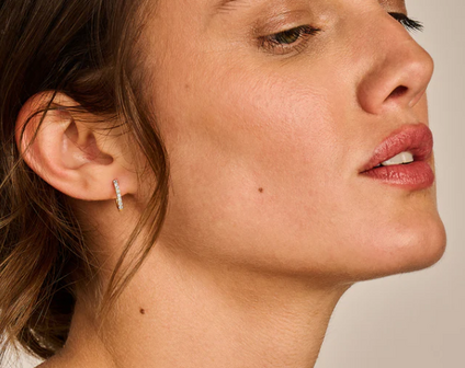 LG7007Y Blush 14kt gouden oorringen Dames