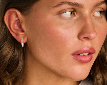 LG7008W Blush 14kt gouden oorringen Dames