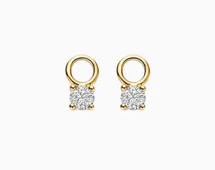 LG9000Y Blush 14kt gouden oorringen Dames