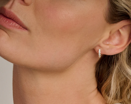 LG7031Y Blush 14kt gouden oorringen Dames