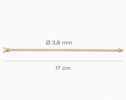 LG2008Y Blush 14kt Gouden Armband